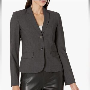 Calvin Klein Dark Grey Blazer, Suit Jacket Women’s Size 2